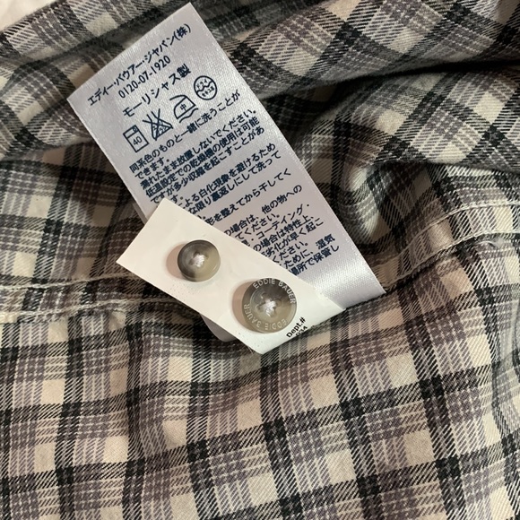 Eddie Bauer Relaxed Fit Plaid Button Down Lightweight Flannel Shirt, Men’s L - Picture 8 of 12